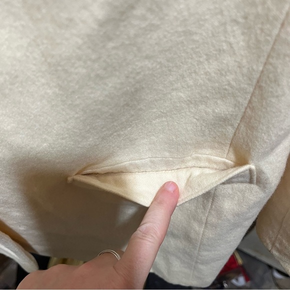 Pendleton Vintage Wool Single Button Cream Women's Blazer - Picture 8 of 15